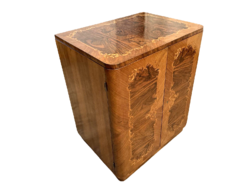 Intarziás art deco komódszekrény