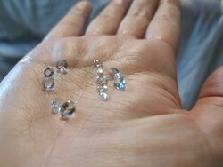 Aquamarine gemstones total 3,8 ct- 13pcs