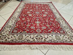 Indo-tabriz 120x190 kézi csomózású gyapjú perzsa szőnyeg MZ436