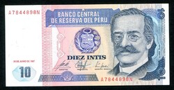 Peru 1987 10 Intis