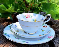 Angol Tuscan teás triok rozsás és aranyozott