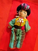 Vintage rongy / textil ültethető ALI BABA  mese figura baba 25 cm a képek szerint