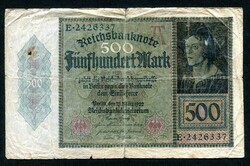 Németország 1922 500 Márka