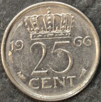 Hollandia 25 cent, 1966.