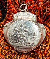 Wonderful antique silver chatelaine box – a rarity!﻿