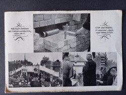 Régi képeslap MÁVtelep-Ősrákosi Ref. templom Alapkőletétel 1939. Dr. Osváth Ferenc kormányfőtanácsos