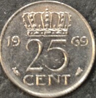 Hollandia 25 cent, 1969.