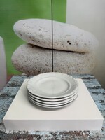 Zsolnay Inda mintás Fehér Porcelán Kistányérok A156