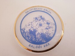Üveg Salgótarjáni Emlék Ékszertartó Salgói Vár