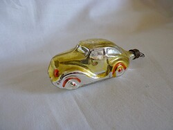 RÉGI ÜVEG KARÁCSONYFADÍSZ - AUTÓ ("POBEDA"!)