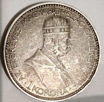 Eladó Ferenc József ezüst 1 Korona érme 1896