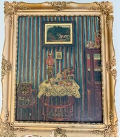 Enteriőr - Olaj Festmény