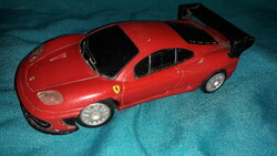 Retro SHELL V-POWER FERRARI 360 GTC - hátrahúzható gumimotoros játék modellautó a képek szerint
