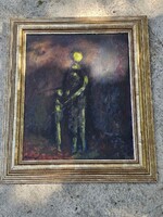 Barcsay Jenő szignóval ellátott festmény