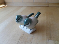 Zsolnay porcelán madárka pár