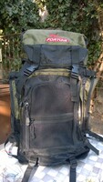 Hiking Backpack, 65L, for multi-day trips, 60x42x30 cm, padded back panel, lightweight