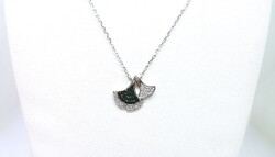 Ezüst lánc ginko biloba medállal (ZAL-Ag121889)