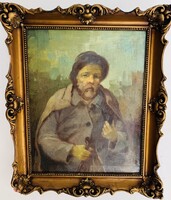 Férfi Portré - Olajfestmény