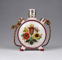1W155 Régi Zsolnay magyaros porcelán kulacs