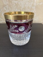 Gyönyörű Biedermeier pohár 10cm magas