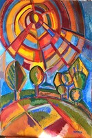 Józsa Poppea festmény