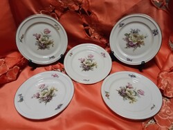 Antik Rosenthal  porcelán,  5 db.  sütis tányér