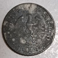 Német Harmadik Birodalom 1943.  (A)  5 reichspfennig horogkereszttel . (233)