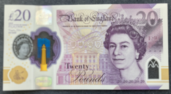 20 GBP ANGOL FONT - UNC bankjegy