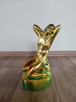 Antik Zsolnay porcelán eozin akt