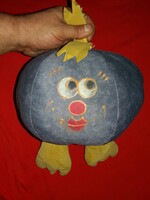 Retro mókás szerethető kispárna Halloween tök plüssfigura trafikáru 25 cm átmérő a képek szerint