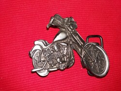 Retro motoros motorkerékpár CHOPPER fém övcsat RITKA a képek szerint