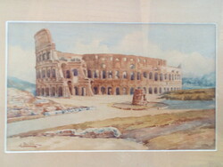 A.TRILLI: AMFITEÁTRUM, akvarell (051009)