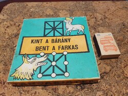 Retro ritka kint a bárány bent a farkas stratégiai családi társasjáték hánytalan triál skála a9