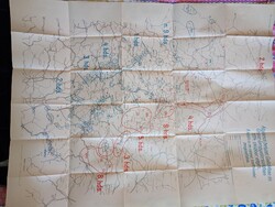 Térkép - M. kir. Hadilevéltár - A Világháború 1914-1918, - VI. kötet. - 4. melléklet