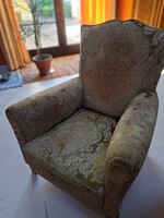 Upholstered armchair