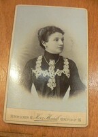 ANTIK KABINETFOTÓ HERZ HENRIK BUDAPEST