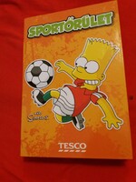 SPORTŐRÜLET TESCO "The Simsons"Bart Simpson gyűjthető hűtőmágnesek gyűjtőalbummal képek szerint