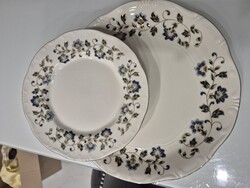 Zsolnay ritka mintás kézzel festett süteményes készlet