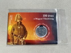 2020 150 éves a Magyar Tűzoltóság 50 Forint elsőnapi veret bliszter