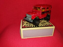 Régi még Francia gyártmányú MAJORETTE 4 x 4 TOYOTA Jeep fém kisautó képek szerint