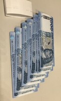 100 db sorszám követő 1000 Ft-os bankjegy!