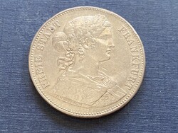 1 Egyleti Tallér Frankfurt Szabad Város 1864 Ezüst