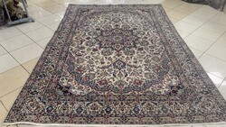 4004 AKCIÓ Iráni Nain selyemkontúros kézi gyapjú perzsa szőnyeg 210X310CM INGYEN FUTÁR