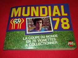 PIF Gadget melléklet 1978 MUNDIAL matricás album szép állapotban + matricákkal a képek szerint