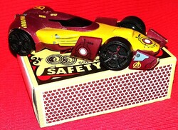 Retro MAJORETTE MARVEL Iron Man a VASEMBER autója fém kisautó 1:64 a képek szerint