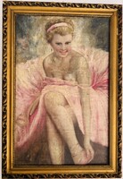 Balerinás Kislány - Olajfestmény