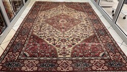 3821 MAGYAR BAKTHYARI MINTÁS KÉZI GYAPJÚ PERZSA SZŐNYEG 200X300CM INGYEN FUTÁR