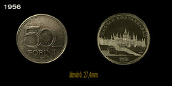 50 FORINTOS EMLÉKÉRME - 2006 - 1956-OS FORRADALOM EMLÉKÉRE -veretfényes
