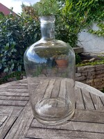 Antik üvegballon - kb 10-11 literes