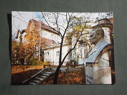 Képeslap,Budapest,Budakeszi,Korányi Frigyes szanatórium,szobor látkép,részlet,1976-